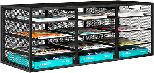 PAG-Mass Mail Sorter Adjustable Countertop Heavy Duty Literature Organizer by PAG-Mass