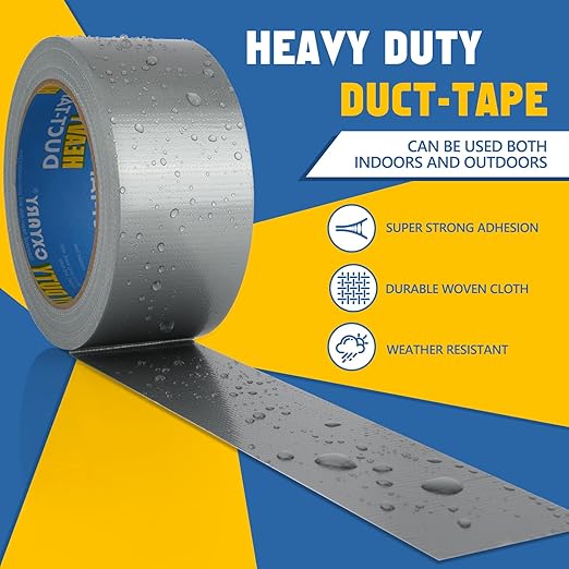 CXYARY 5 Roll Duct Tape Heavy Duty, 2 Inch x 150 Yard, No Residue Tape - Image 2
