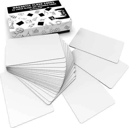 Attractivia Dry Erase Magnetic Labels 5.6 x 3.7 in, Dry Erase Magnets, by Attractivia