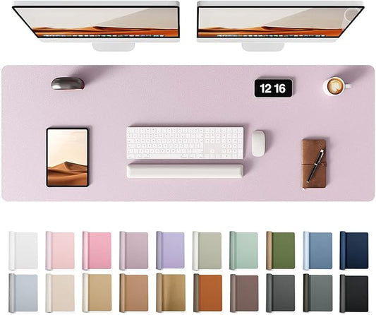 YSAGi Leather Desk Pad Protector, Office Desk Mat, Large Mouse Pad, Non-Slip PU by YSAGi