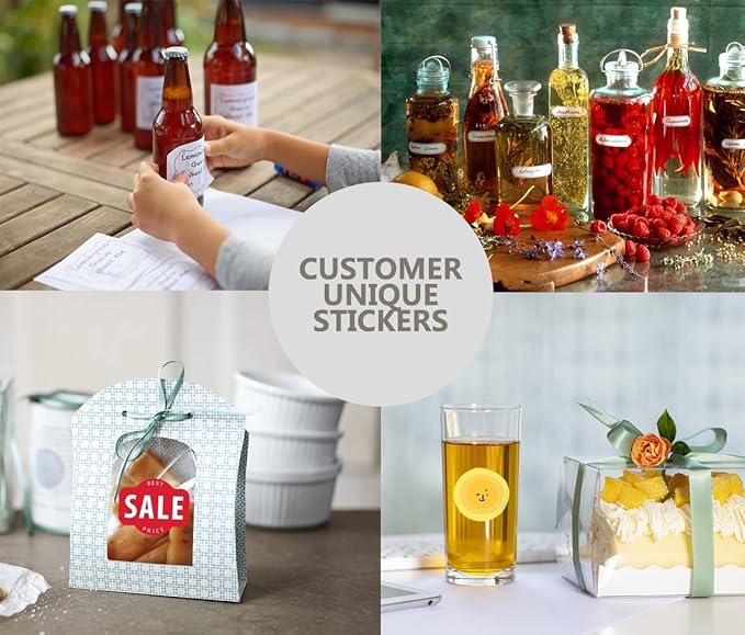 100-500 Pcs Custom Stickers Labels Personalized Labels - Image 4