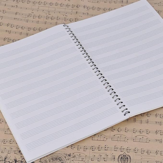 10 Pcs Music Notebook, Music Staff Notebook, 50 Sheets/100 Pages Blank Sheet - Image 6