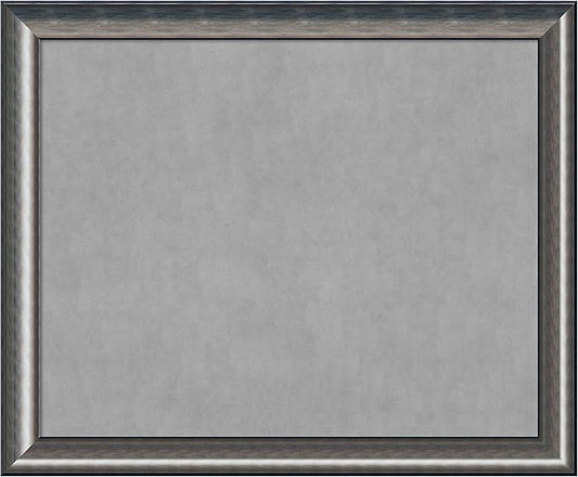 Amanti Art Silver Framed Magnetic Board 38x46 X-Large Vision Board by AmantiArt