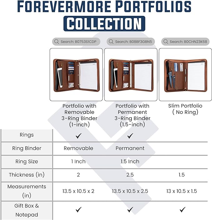 Forevermore Portfolios Padfolio Binder - Image 5