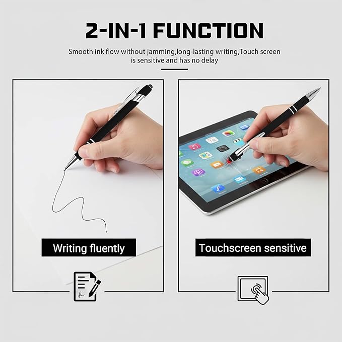 CRME Colored Motivational Pens Set Black Ink Ballpoint Pens Funny Office - Image 5