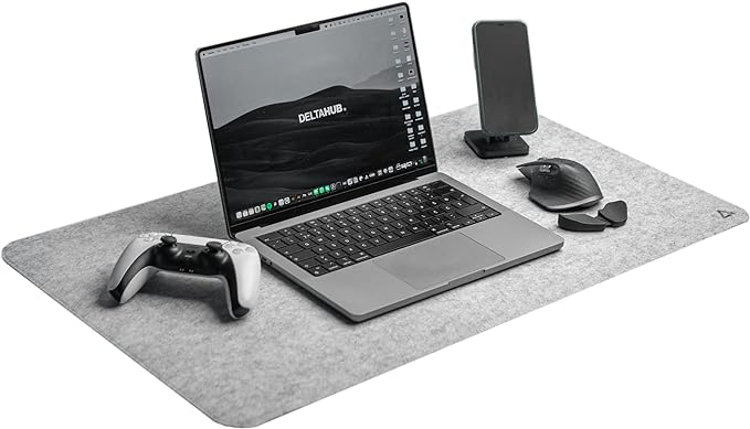 DELTAHUB - Minimalistic Felt Desk Protective Pad, Easy Glide, Long Lasting by DELTAHUB