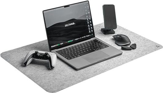 DELTAHUB - Minimalistic Felt Desk Protective Pad, Easy Glide, Long Lasting by DELTAHUB
