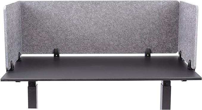 ReFocus™ Raw Clamp-On Acoustic Desk Divider – Reduce Noise and Visual by SStandUpDeskStore