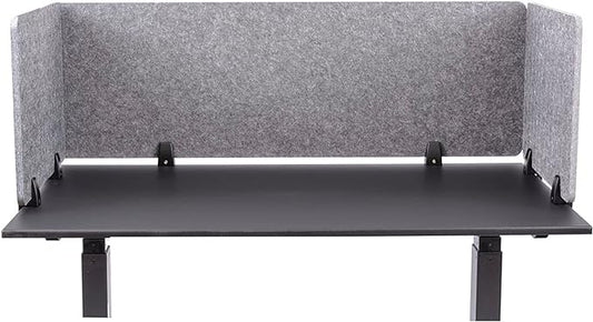 ReFocus™ Raw Clamp-On Acoustic Desk Divider – Reduce Noise and Visual by SStandUpDeskStore