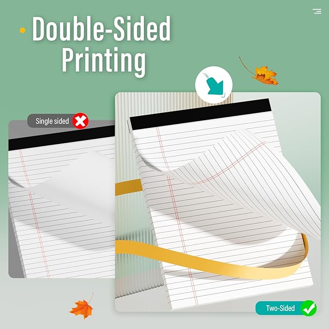12 Pack Legal Pads 8.5 x 11 Note Pads 8.5 x 11 Inch Notepad 360 Sheets Writing - Image 3