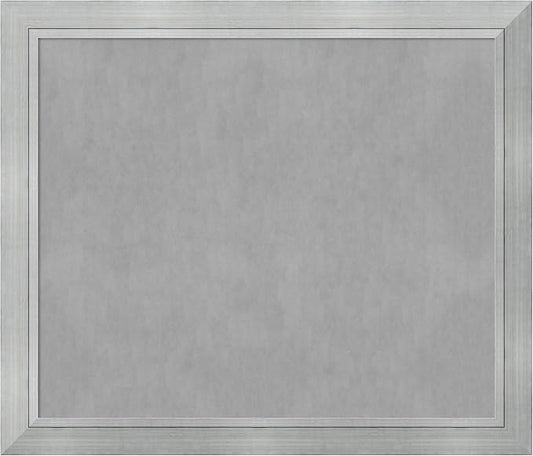 Amanti Art Silver Framed Magnetic Board 47x55 Oversize Vision Board by AmantiArt