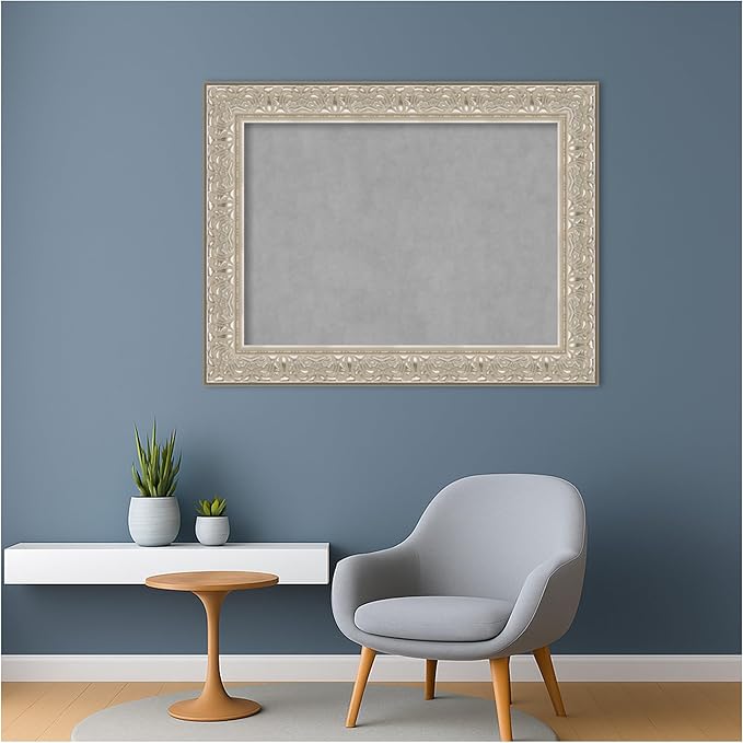Amanti Art Silver Framed Magnetic Board 27x35 Medium Vision Board - Image 5