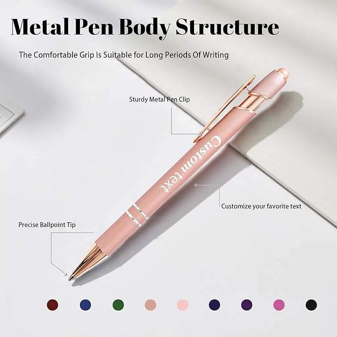 CRME Custom Pens Personalized Pen in Bulk Customized Pens Engraved Grip - Image 3
