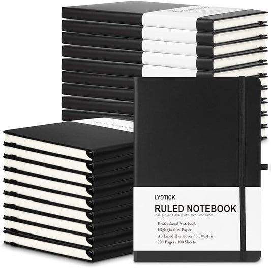 LYDTICK 20 Pack Journals for Writing College Ruled Notebooks Journal in Bulk by LYDTICK