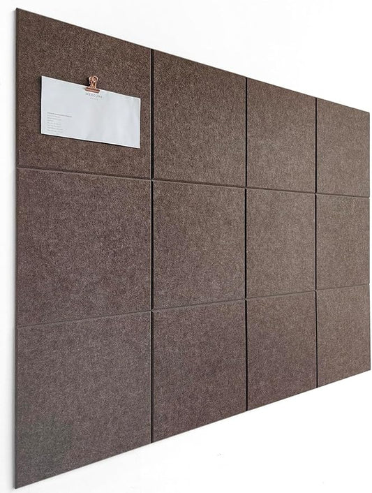 DECORITA Felt Wall Tiles | Large Cork Board Alternative | Aesthetic Felt by DesignerManufacturerofInnovativeBulletinBoardSolutionsforHomeOffice