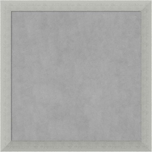 Amanti Art Silver Framed Magnetic Board 14x14 X-Small Vision Board by AmantiArt
