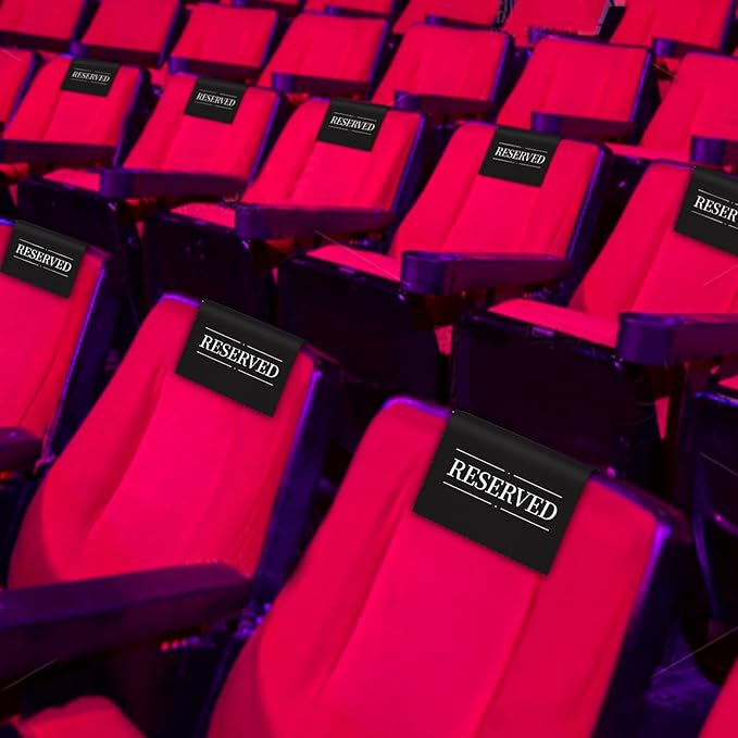 6 Pcs Reserved Seating Signs Reserved Chair Sign Printed Placeholder - Image 5
