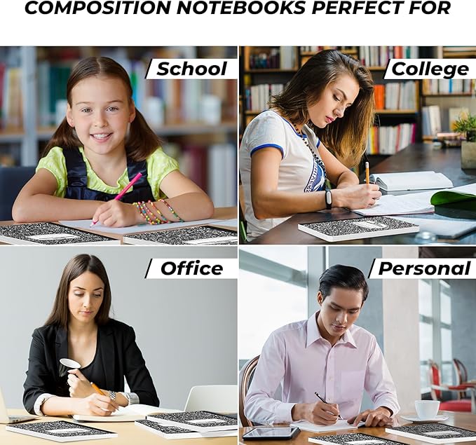 Rosmonde 2000 Pack Composition Notebooks Bulk, College Ruled, Full Pallet of - Image 6