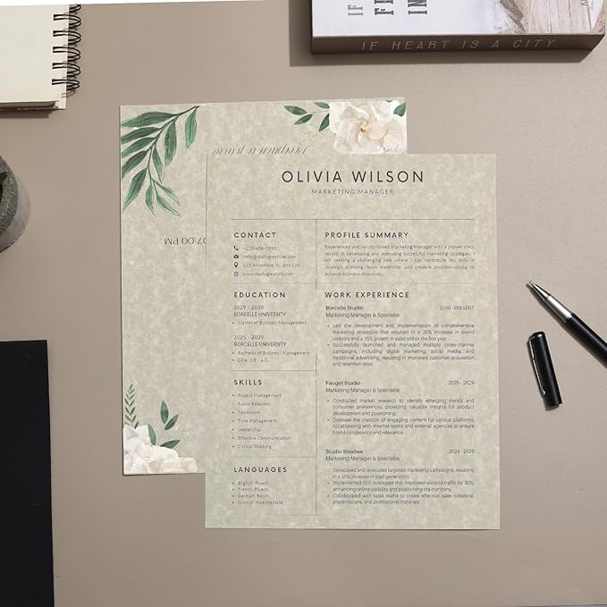 50 Sheets Parchment Resume Paper - Image 7