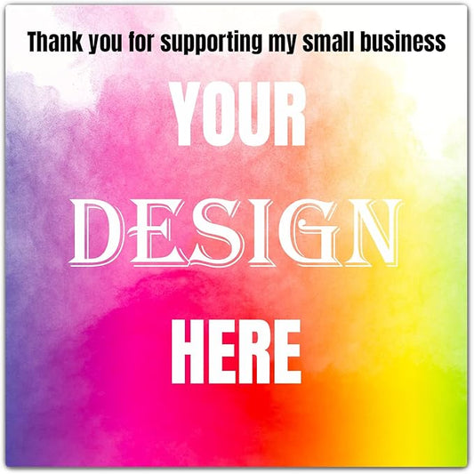 100-500 Custom Stickers Personalized Labels, Customized Stickers by LAUKIYE