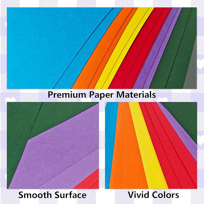 15 Sheets Black Cardstock 12"x12", 250gsm/90lb Heavyweight Cardstock Paper - Image 4