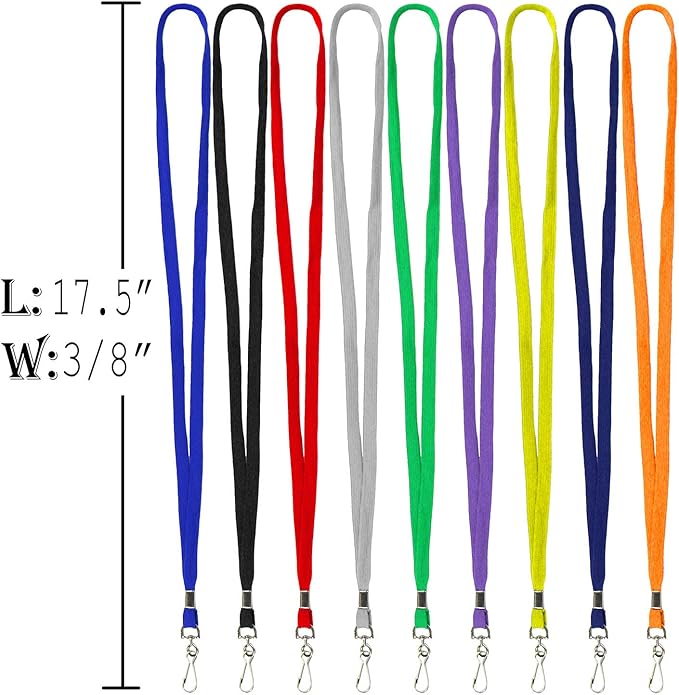 Ollain Badge Lanyards Flat Lanyard Swivel Hooks Durably Neck Bulk lanyards 100 - Image 2