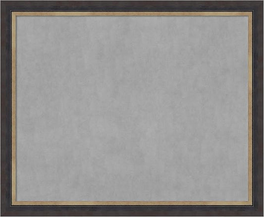 Amanti Art Black Framed Magnetic Board 37x45 X-Large Vision Board by AmantiArt