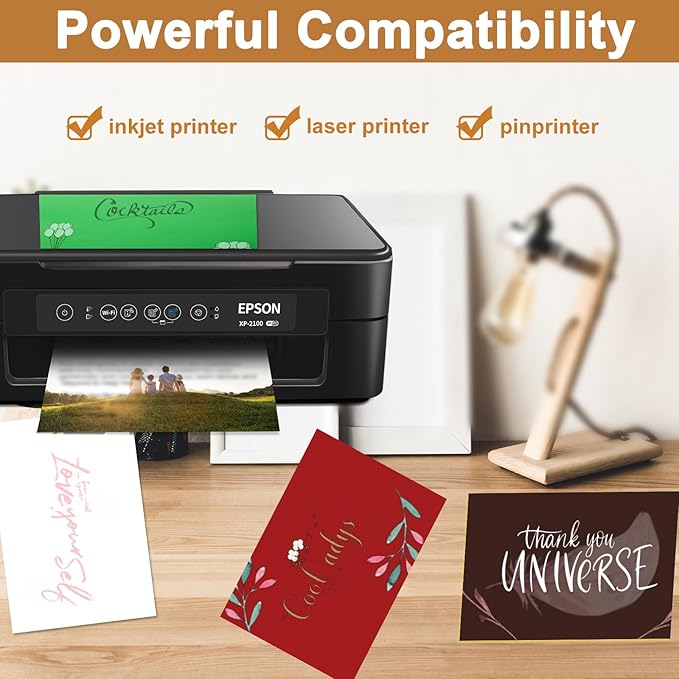 Silunkia 100 Sheets Coffee Color Cardstock 8.5 x 11 Scrapbooking Paper - Image 4