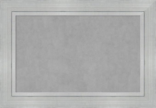 Amanti Art Silver Framed Magnetic Board 27x39 Large Vision Board by AmantiArt