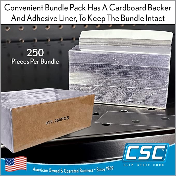 Price Data Channel Label Holder Chips, 10 Mil Thick, Gondola Shelf Edge - Image 5