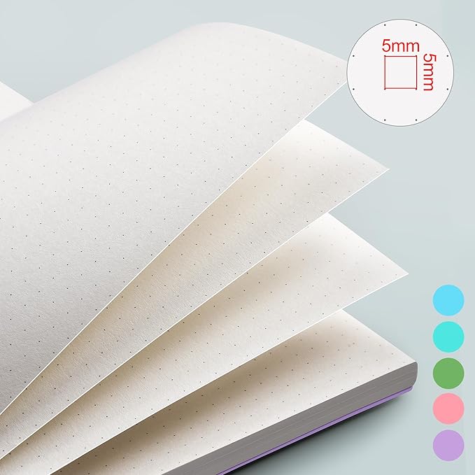 EMSHOI A4 Spiral Dotted Notebook - Image 2