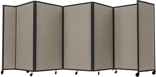 Versare Room Divider 360 Portable Wall Partition | Folding Panels | Large by VERSARE