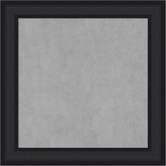 Amanti Art Black Framed Magnetic Board 25x25 Medium Vision Board by AmantiArt