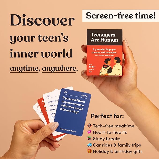 Teenagers are Human 140 Conversation Cards to Help You Get to Know Teenagers - Image 4