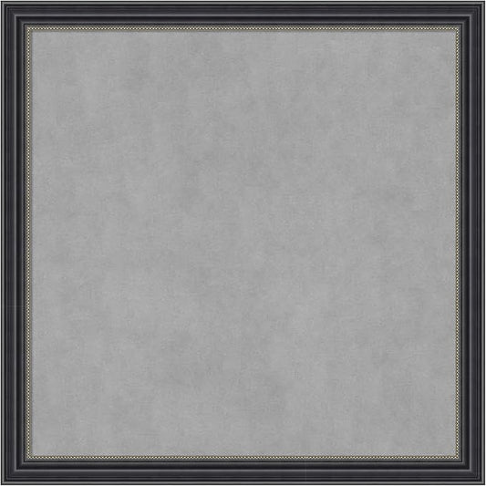 Amanti Art Black Framed Magnetic Board 13x13 X-Small Vision Board by AmantiArt