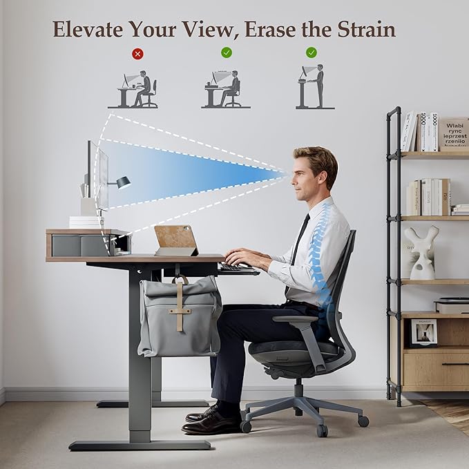 Klicelor 55 Inch Electric Standing Desk - Image 7