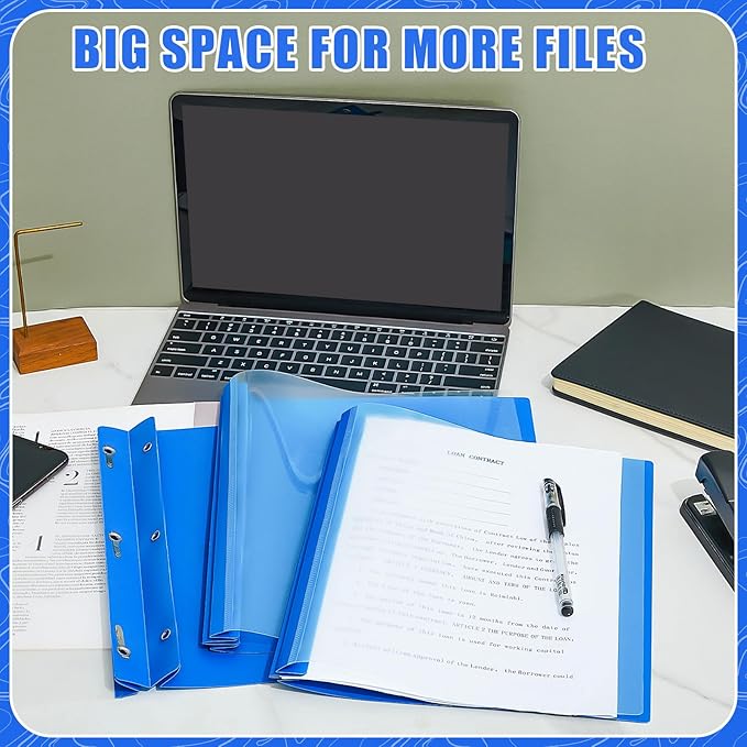 Teling 72 Pack Clear Front Report Covers Bulk Business Report Covers Plastic - Image 6