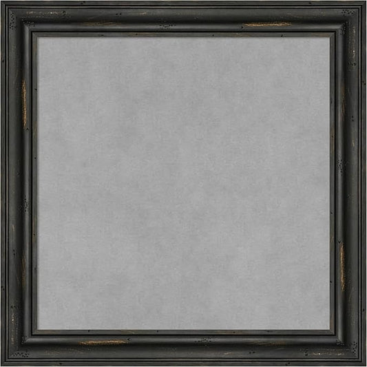 Amanti Art Black Framed Magnetic Board 19x19 Small Vision Board by AmantiArt