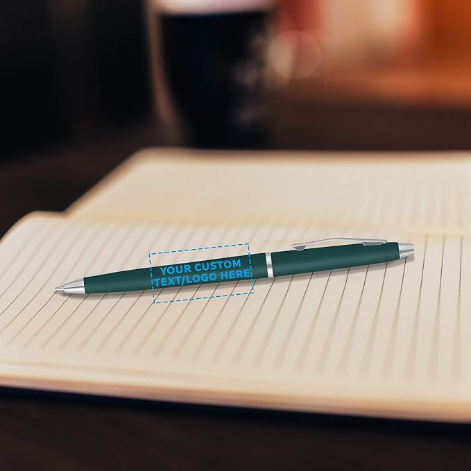 DISCOUNT PROMOS Custom Langham Ballpoint Pens Set of 50, Personalized Bulk Pack - Image 6