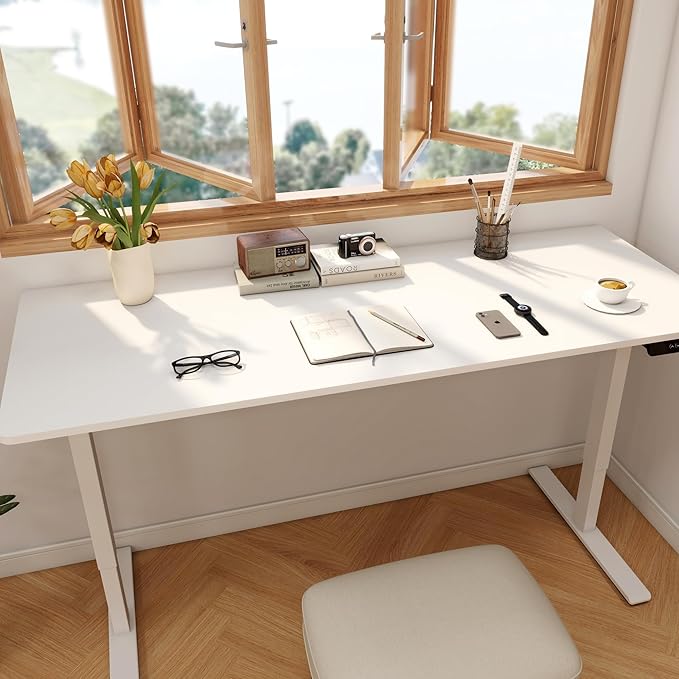 FLEXISPOT 71x32 Inch Large Dual Motor Electric Standing Desk, Home Office Desk - Image 2