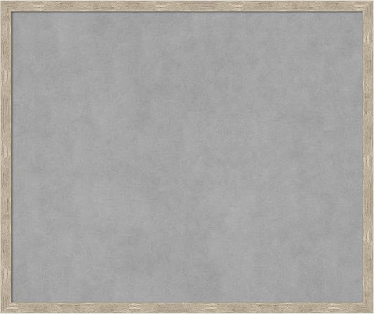 Amanti Art Silver Framed Magnetic Board 21x25 Medium Vision Board by AmantiArt