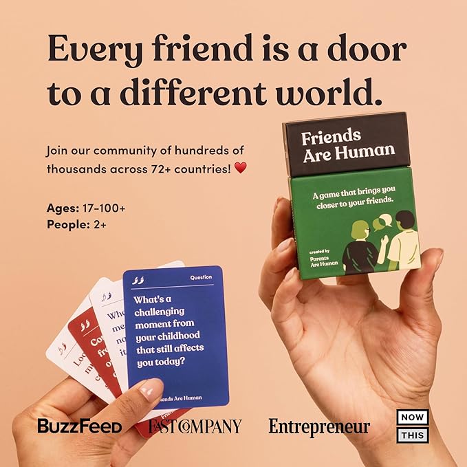 Friends are Human | 140 Conversation Cards to Help Deepen Friend Relationships - Image 2