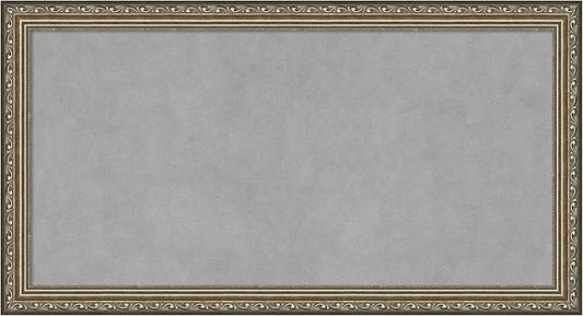 Amanti Art Silver Framed Magnetic Board 14x26 Small Vision Board by AmantiArt