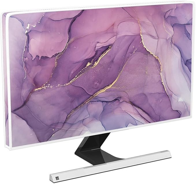 Baocicco Fashion Violet Marble Waterproof TV Dust Cover 40, 42，43 Inch by Baocicco
