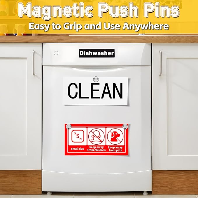 VNDUEEY 60 Pack Fridge Magnet Refrigerator Magnets, Metal Decorative - Image 6
