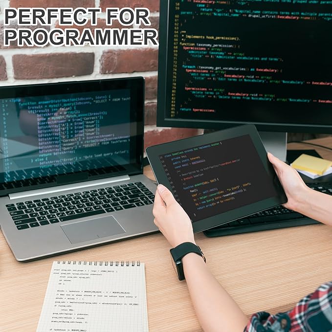 Engrowtic 8 Pack Graph Paper Spiral Notepad A5 Top Wirebound Notepad Grid - Image 6