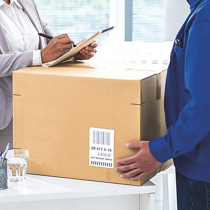 BESTEASY 200 Round Corner Half Sheet Self Adhesive Shipping Labels - Image 7