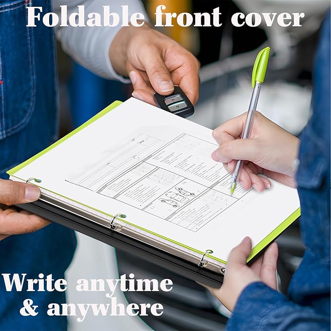 INFUN 1 Inch Telescoping 3 Ring Binder - Image 6
