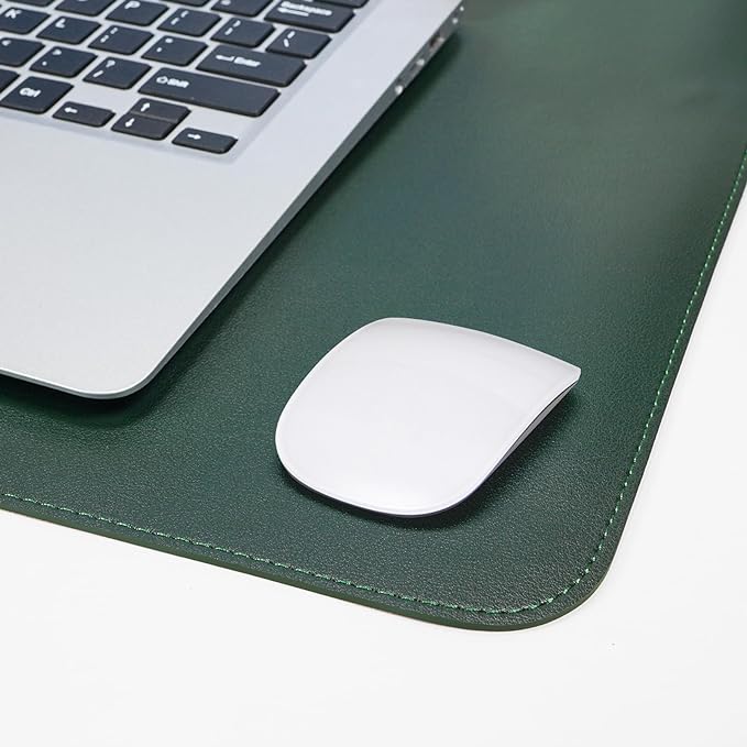 AFIING Dual-Sided Desk Pad, Natural Cork & PU Leather Large Mouse mats - Image 5