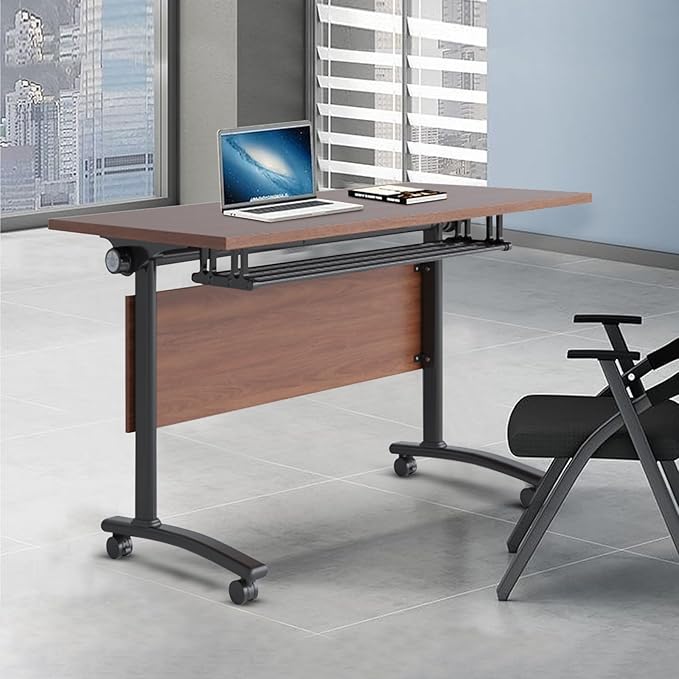 czxhaery Conference Room Table, Flip Top Conference Table The Folding - Image 8